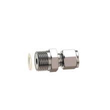 KNELKOPPELING G3/8 BSPP M - CF RVS