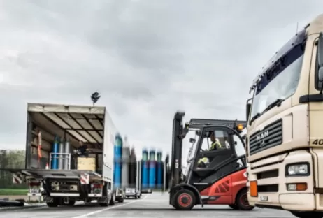 Abholung und Lieferung von Gasflaschen