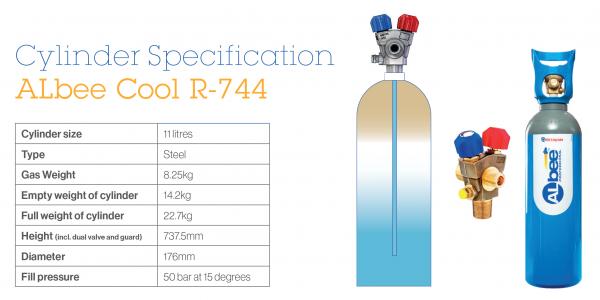 cylinder specification ALbee Cool R-744